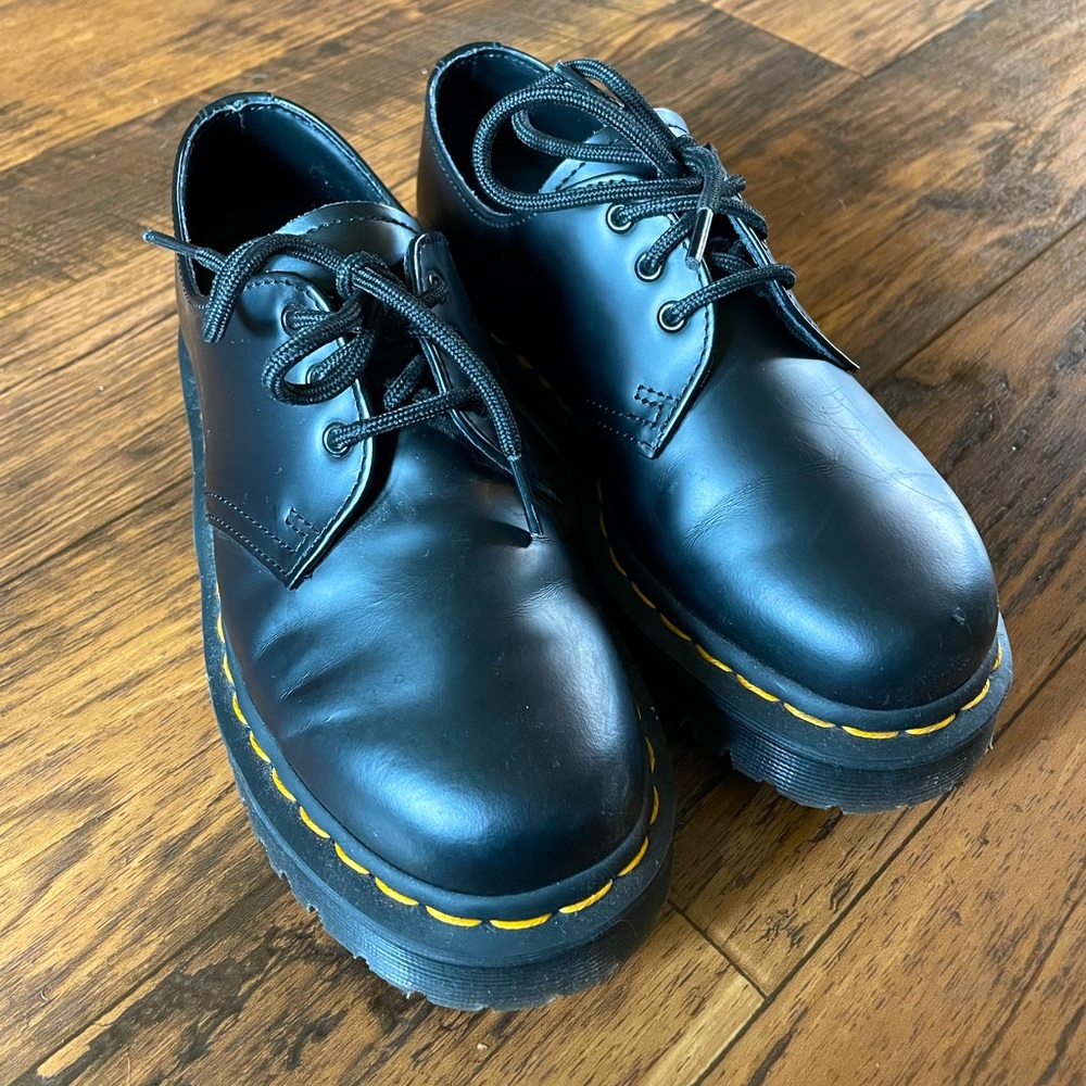 Dr. Martens 1461 Bex Smooth Leather Oxford Platform Shoes